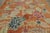 1920s Antique Chinese Art Deco Rug in Rust With Bold Floral Design - Rug & Kilim For Sale - Image 5 of 7