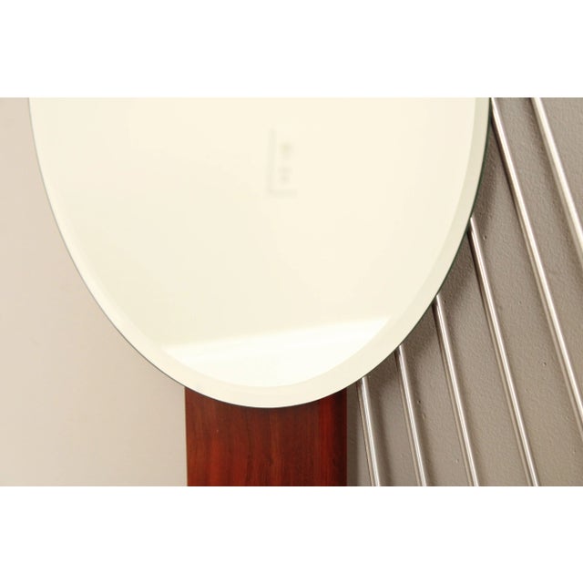 Joeph Kovecses Modern Studio Crafted Mixed Media Sculpture Wall Mirror For Sale - Image 9 of 12