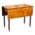 Antique Sheraton Southern Cherry Drop Leaf Table With Spool Turned Legs For Sale