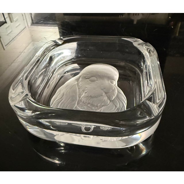Sevres France Frosted Poodle Dog Ashtray 6.5in Excellent condition no damages The Sevres France Frosted Poodle Dog Ashtray...