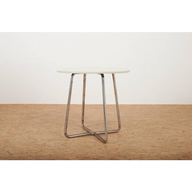 Model 1630 Table in Chrome-Plated Tubular Steel by Karel Ort for Gottwald, 1930. For Sale - Image 12 of 12