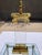 Brass Lucite & Brass Ionic Column Table Lamps - a Pair For Sale - Image 8 of 13