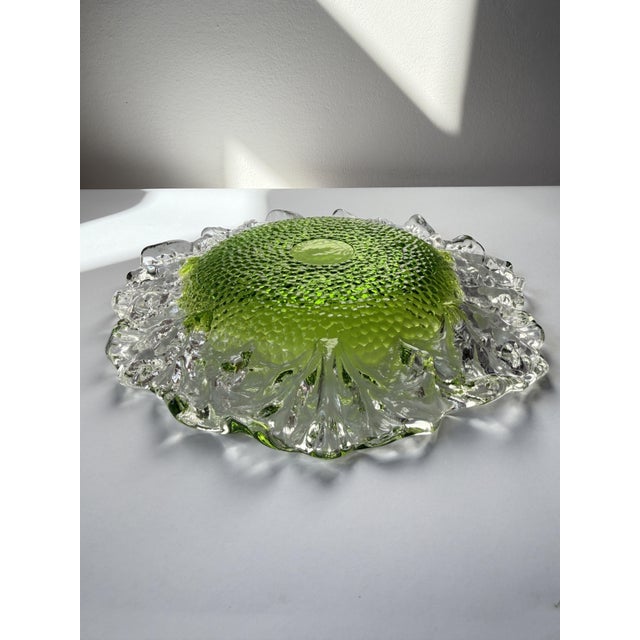 Vintage Art Glass Bowl by Pertti Santalahti for Humppila, Finland, 1970s For Sale - Image 15 of 18