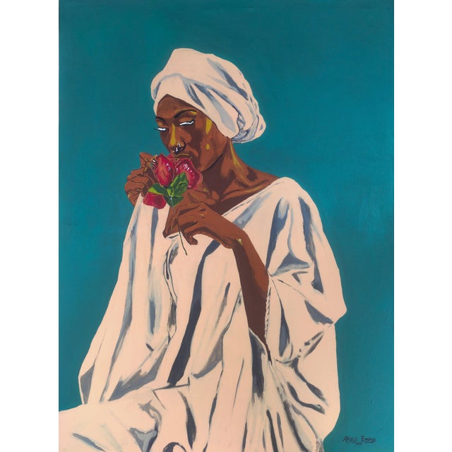 One Day I'll Find a Way, Acrylic Painting by Emmanuel Akolo, (2022) For Sale