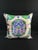 2010s Multicolor Velvet Ikat Pillow Cover For Sale - Image 5 of 5