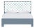 Mar Platform Bed King, Regatta Blue For Sale