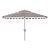 Vienna 11 Ft Crank Umbrella - Gray/White For Sale