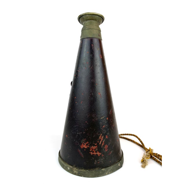 Antique Megaphone With Silk Cord by National Megaphone Co Chairish