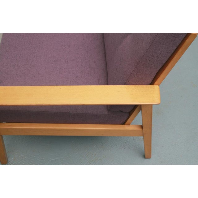 Armchair with Cushion in Light Violet, 1965 For Sale - Image 6 of 14