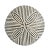 Late 20th Century Vintage Round Black & White Tribal Zulu Shield Wall Object For Sale - Image 5 of 5