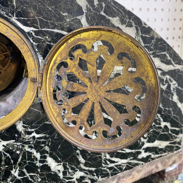 1920s French Art Deco French Mantle Clock For Sale - Image 11 of 12