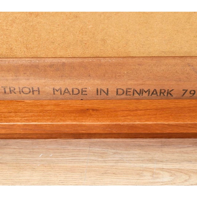 1970s Danish Modern Tile Top Coffee Table by Trioh For Sale - Image 9 of 12