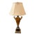 Vintage Neoclassical Swan-Handle Urn Table Lamp With Original Shade For Sale