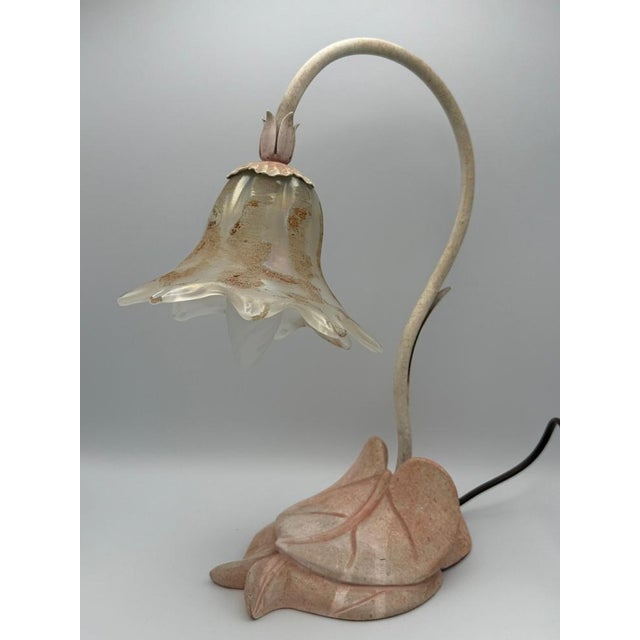 1980s Vintage Murano Table Lamp by Sergio Terzani, Italy, 1980s For Sale - Image 5 of 15