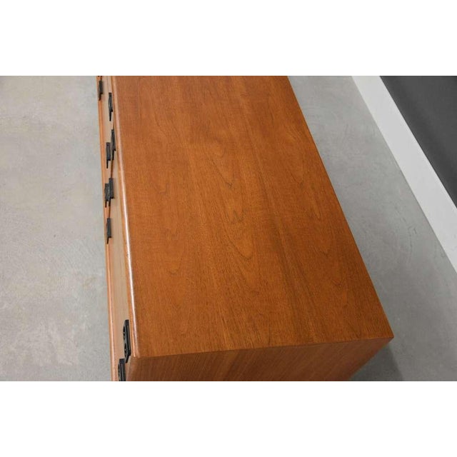 1970s Mid Century Modern Teak 76” Dresser For Sale - Image 5 of 9