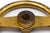 Gold Mid-Century Modern Round Brass Safe Handle, Germany, 1950s For Sale - Image 8 of 11
