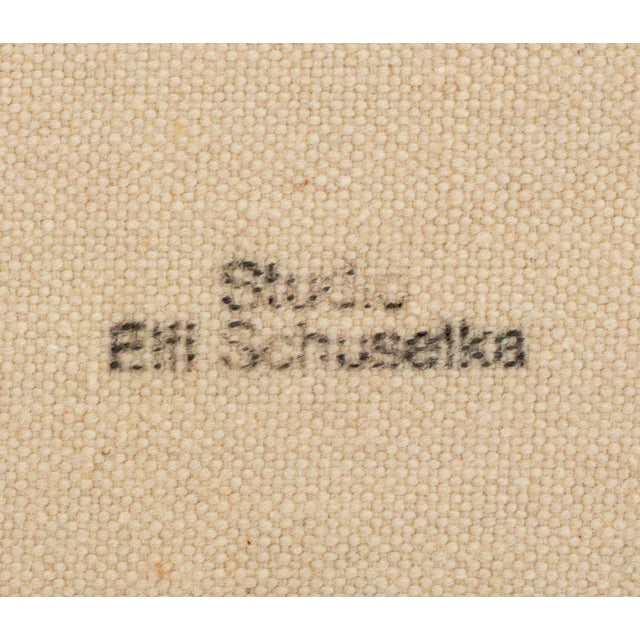 Late 20th Century Elfi Schuselka Abstract Composition Oil on Canvas For Sale - Image 5 of 5