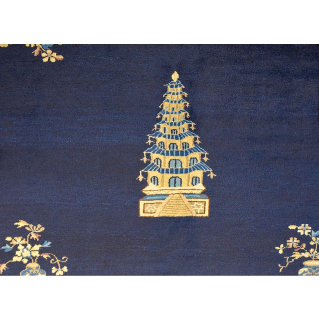 Textile Early 20th Century Chinese Art Deco Rug For Sale - Image 7 of 11