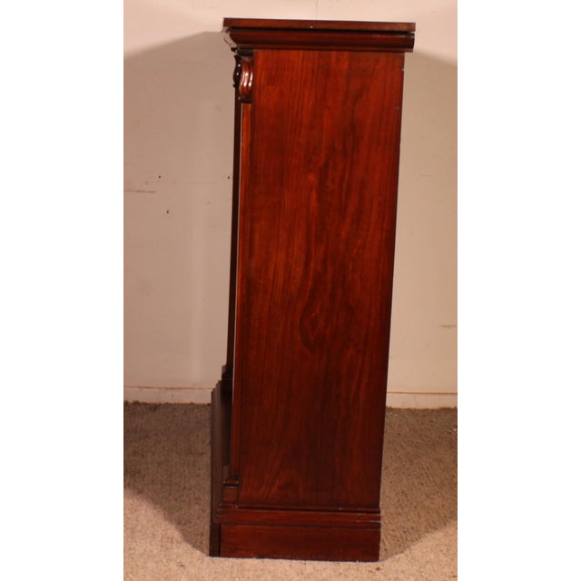 William IV Mahogany Open Bookcase with Secret Drawer, England, 1830s For Sale - Image 11 of 14