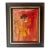 1960s Vintage Spanish Modernist Matador Portrait Painting Signed Pz For Sale