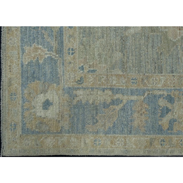 Turkish Oushak Rug 5'4" x 6'9" #17243 For Sale - Image 4 of 8