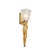 Amber Mid-Century Hand-Blown Murano Frosted Glass Sconces With Spiral Amber Drop For Sale - Image 8 of 18