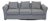 Modern 3-Seat Gray Sofa With Cushions For Sale