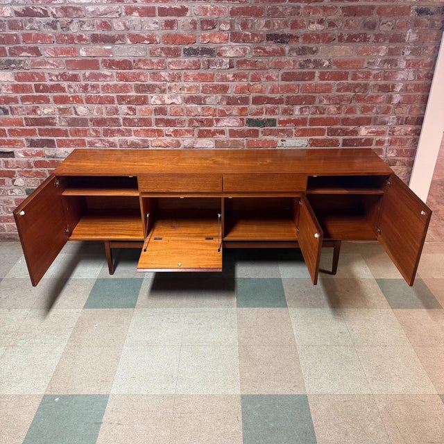 Mid-Century Modern Mid 20th Century Modern Teak Credenza, Attributed For Sale - Image 3 of 8