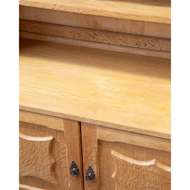 Mid-Century Modern Henning Kjærnulf Danish Oak Bookcase, C. 1970s For Sale - Image 3 of 13