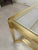Modernist Golden Brass Coffee Table, 1970s For Sale - Image 12 of 17
