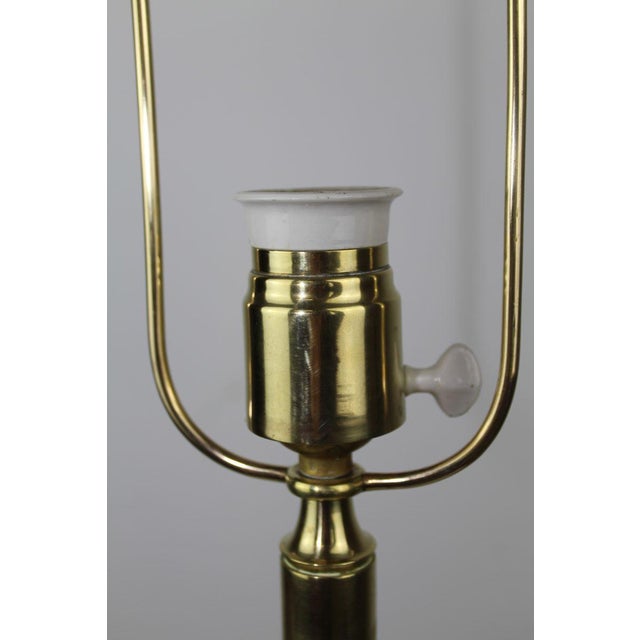 Metal Table Lamp in Brass, 1920s For Sale - Image 7 of 14