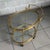Vintage Brass Glass Food Cart in the style of Maison Jansen, 1960s For Sale - Image 6 of 15