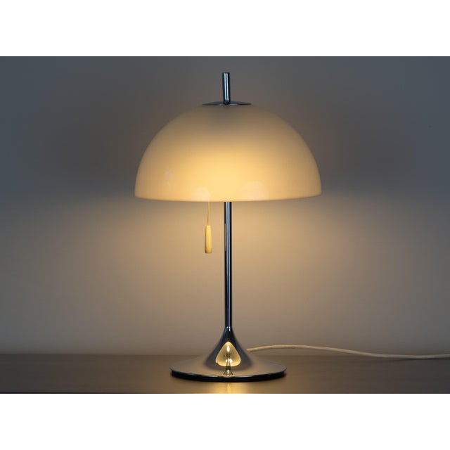 White Vintage German Table Lamp by Frank Bentler for Wila, 1970s For Sale - Image 8 of 8