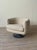 Beige Wool Bouclé Swivel Chair Attributed to Milo Baughman for Thayer Coggin For Sale - Image 8 of 12