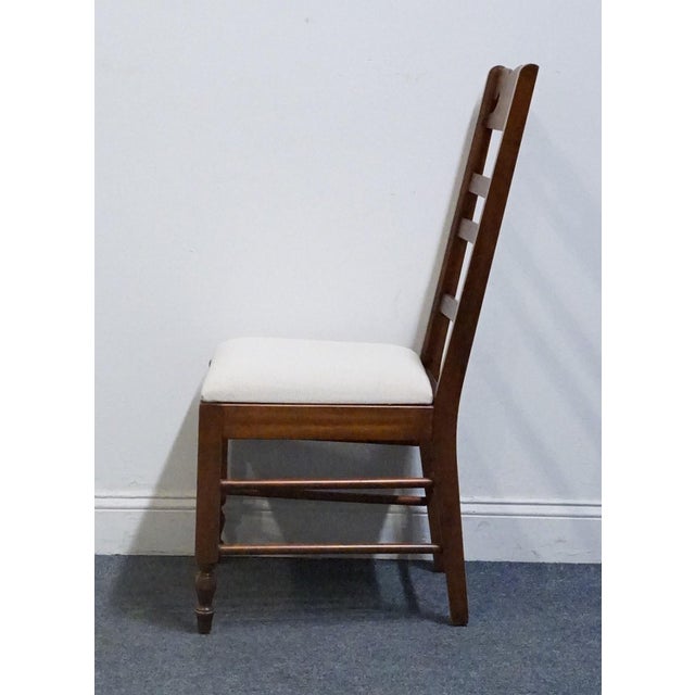 Wood Pennsylvania House Early American Country Style Ladderback Dining Side Chair For Sale - Image 7 of 10