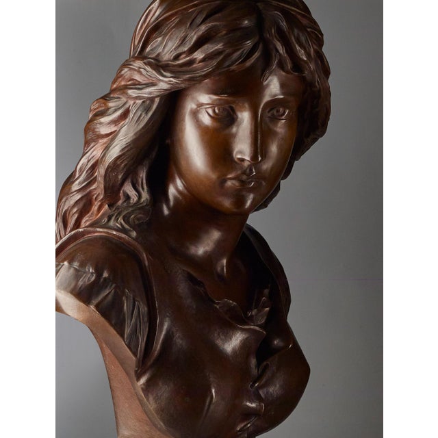 E. Aizelin, Mignon, Barbedienne N° 989, 1800s, Bronze For Sale - Image 4 of 11