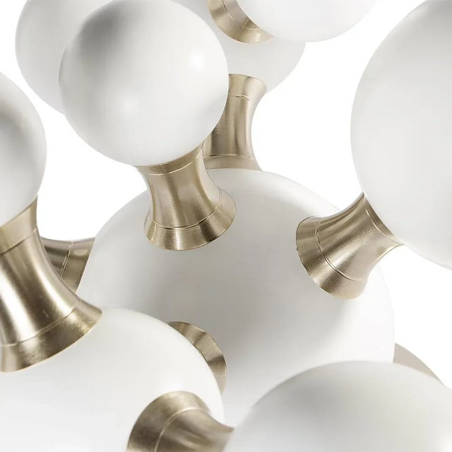 Mid-Century Modern Atomic Table Lamp by DelightFULL For Sale - Image 3 of 7