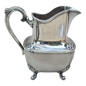 1950s Rogers Silver Plated Daffodil Water Pitcher