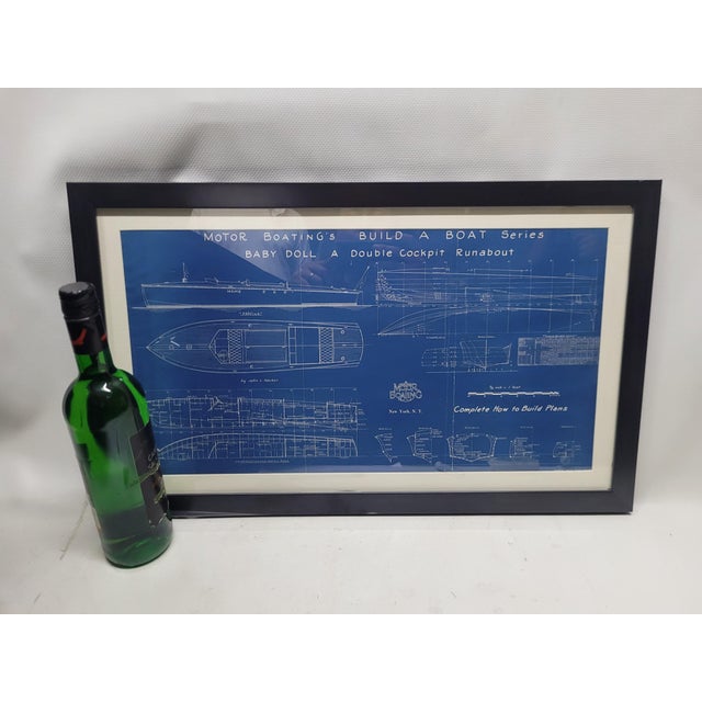 Boat Blueprint Plan of the John Hacker Runabout "Baby Doll" For Sale In Boston - Image 6 of 12