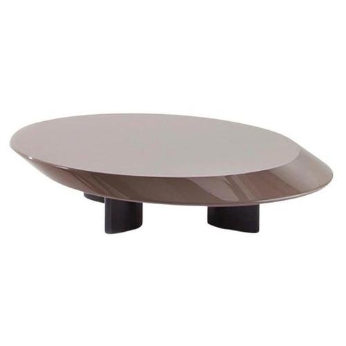 Low Accordo Table in Brown Lacquered Wood by Charlotte Perriand for Cassina For Sale - Image 11 of 11