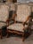Mid-Century French Carved Sheep Bone Dining Chairs and Armchairs, Suite of 8 For Sale - Image 4 of 12