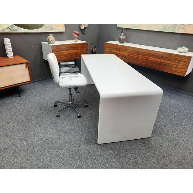 Vintage Space Age Fiberglass Desk, 1970s For Sale - Image 12 of 13