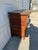 Antique Victorian Arts & Crafts Oak Chest of Drawers With Decorative Brass Pulls, Circa 1900 For Sale - Image 4 of 12