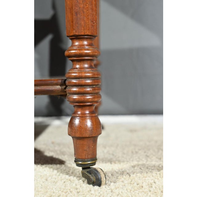 Small Mid-19th Century Mahogany Shuttered Table from Maison Lemarchand, A. Lemoine For Sale - Image 14 of 18