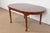 Henkel Harris Style Queen Anne Solid Cherry Wood Extension Dining Table, Newly Refinished For Sale - Image 9 of 12