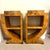 Art Deco Style Burr Walnut Bedside Tables with Drawers, Set of 2 For Sale - Image 10 of 11