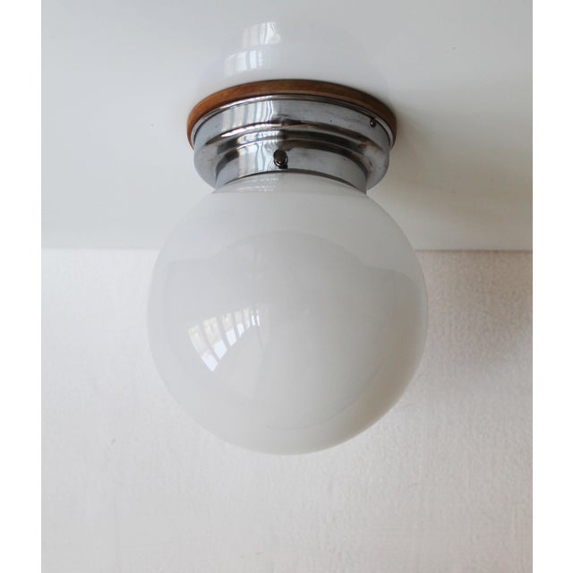 Brown Modernist Ceiling or Wall Lights, 1930s, Set of 2 For Sale - Image 8 of 15