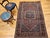 19th Century Persian Bidjar Rug, Hand-Knotted Wool, Geometric Herati Pattern, Burgundy & Blue, 5x7 For Sale - Image 10 of 18