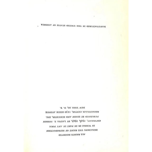 "Gentleman's Agreement" 1947 Hobson, Laura Z. For Sale - Image 4 of 6