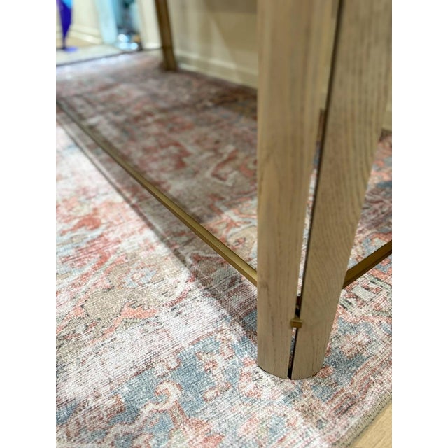 Wood Transitional Designer Desk For Sale - Image 7 of 11